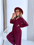 "BRUNETTE 10312" set - burgundy